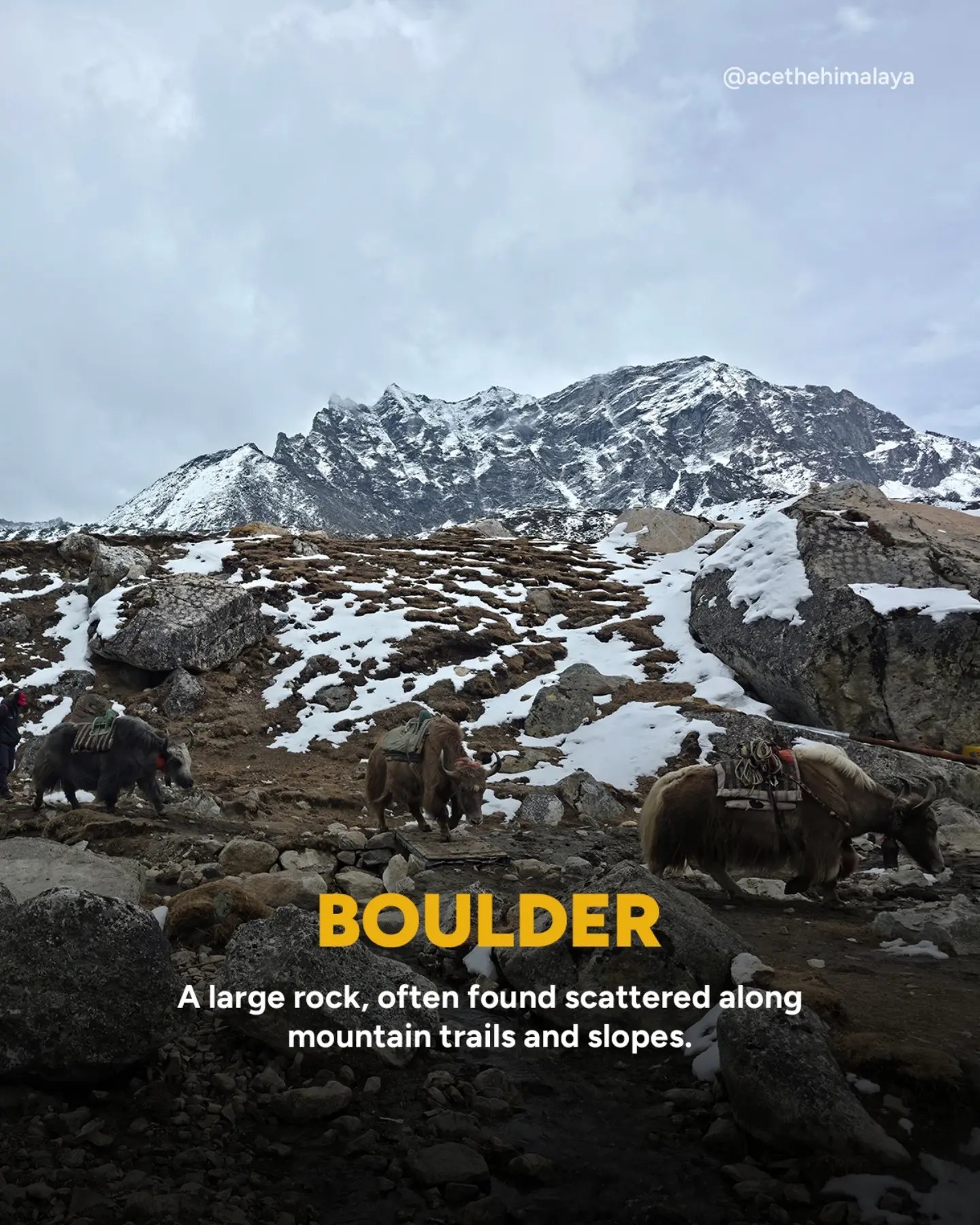 ภาพอธิบายคำว่า Boulder