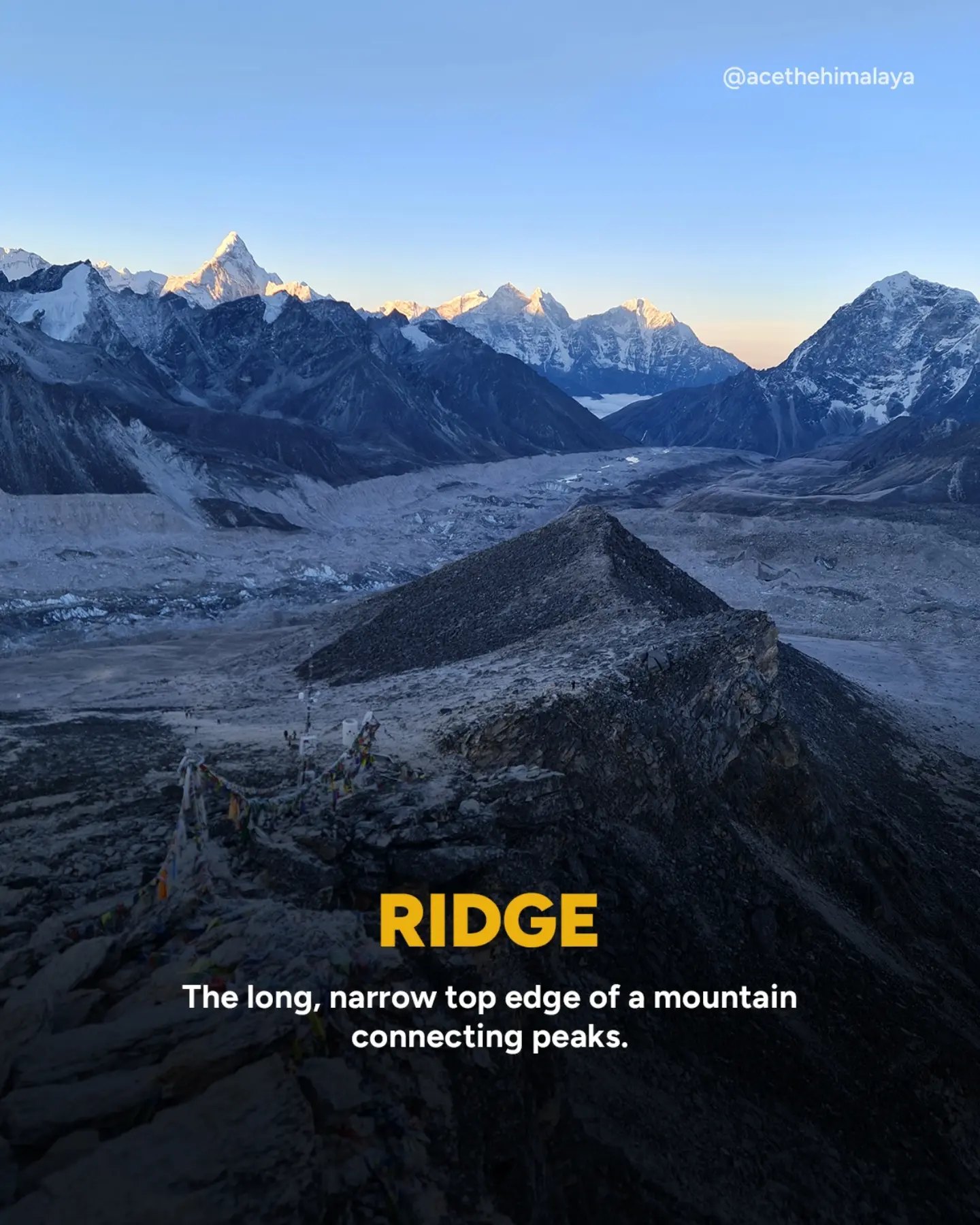 ภาพอธิบายคำว่า Ridge
